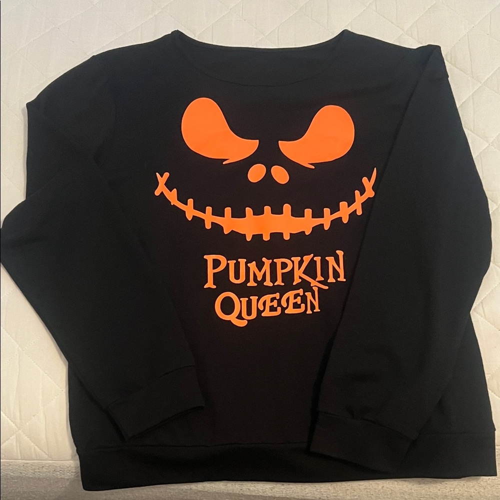 Pumpkin Queen Black Sweatshirt